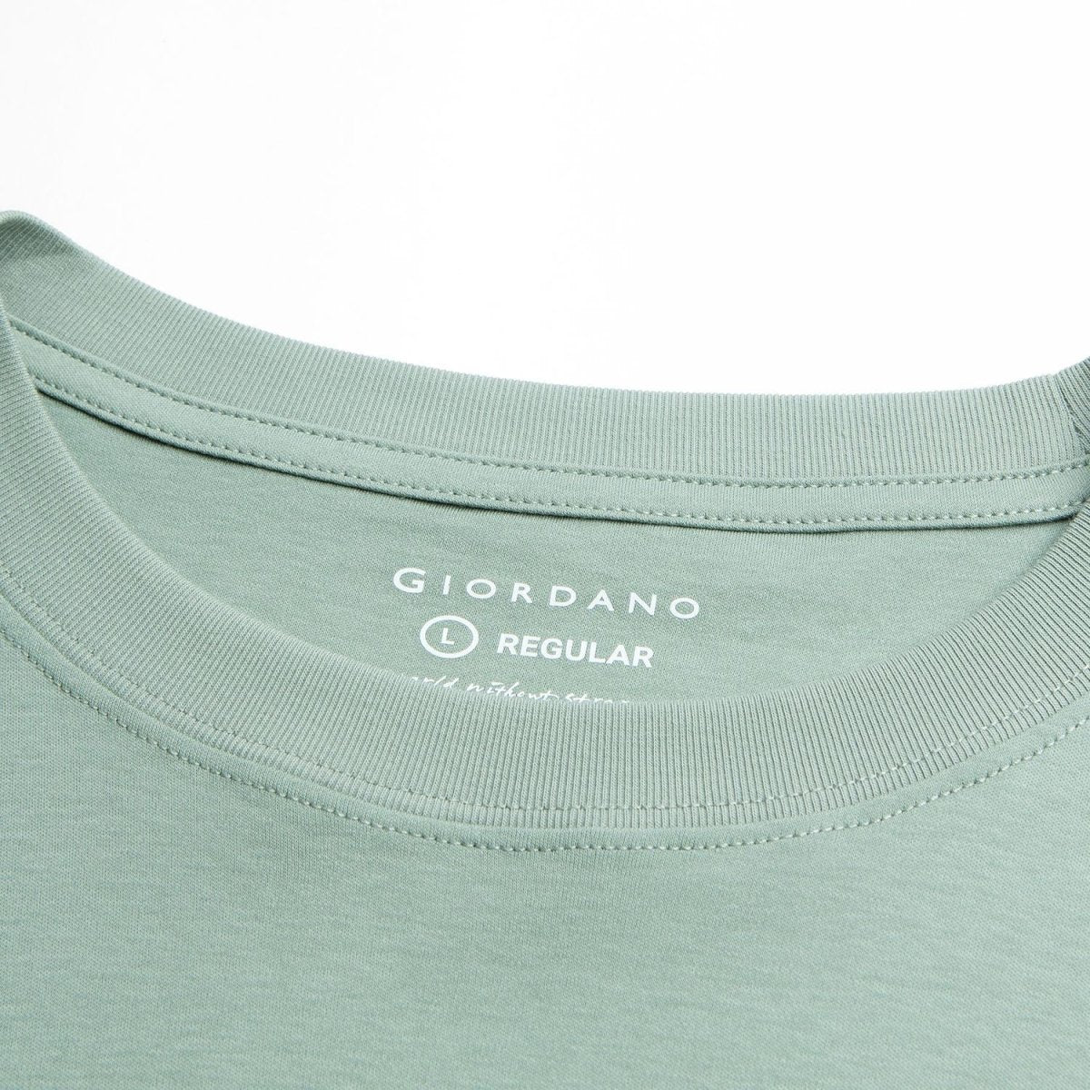 Giordano Men Regular Luxe Touch Cotton Crew Tee - Premium Tee