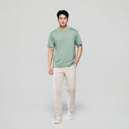 Giordano Men Regular Luxe Touch Cotton Crew Tee - Premium Tee