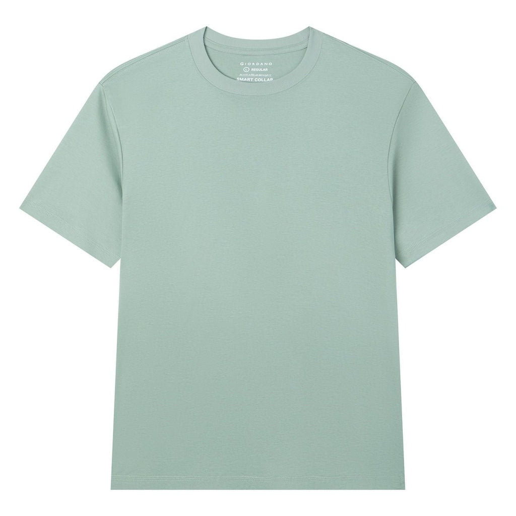 Giordano Men Regular Luxe Touch Cotton Crew Tee - Premium Tee