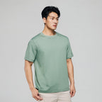 Giordano Men Regular Luxe Touch Cotton Crew Tee - Premium Tee