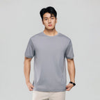 Giordano Men Regular Luxe Touch Cotton Crew Tee - Premium Tee