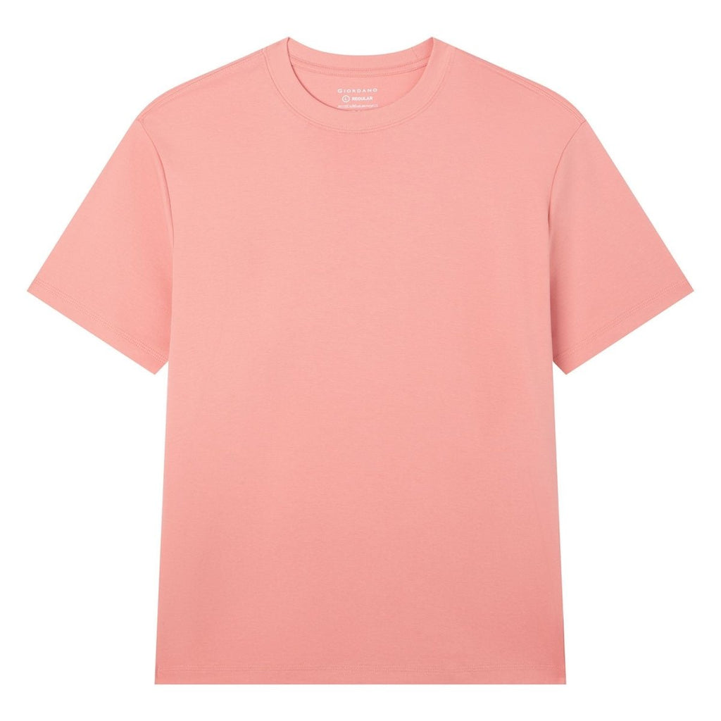 Giordano Men Regular Luxe Touch Cotton Crew Tee - Premium Tee