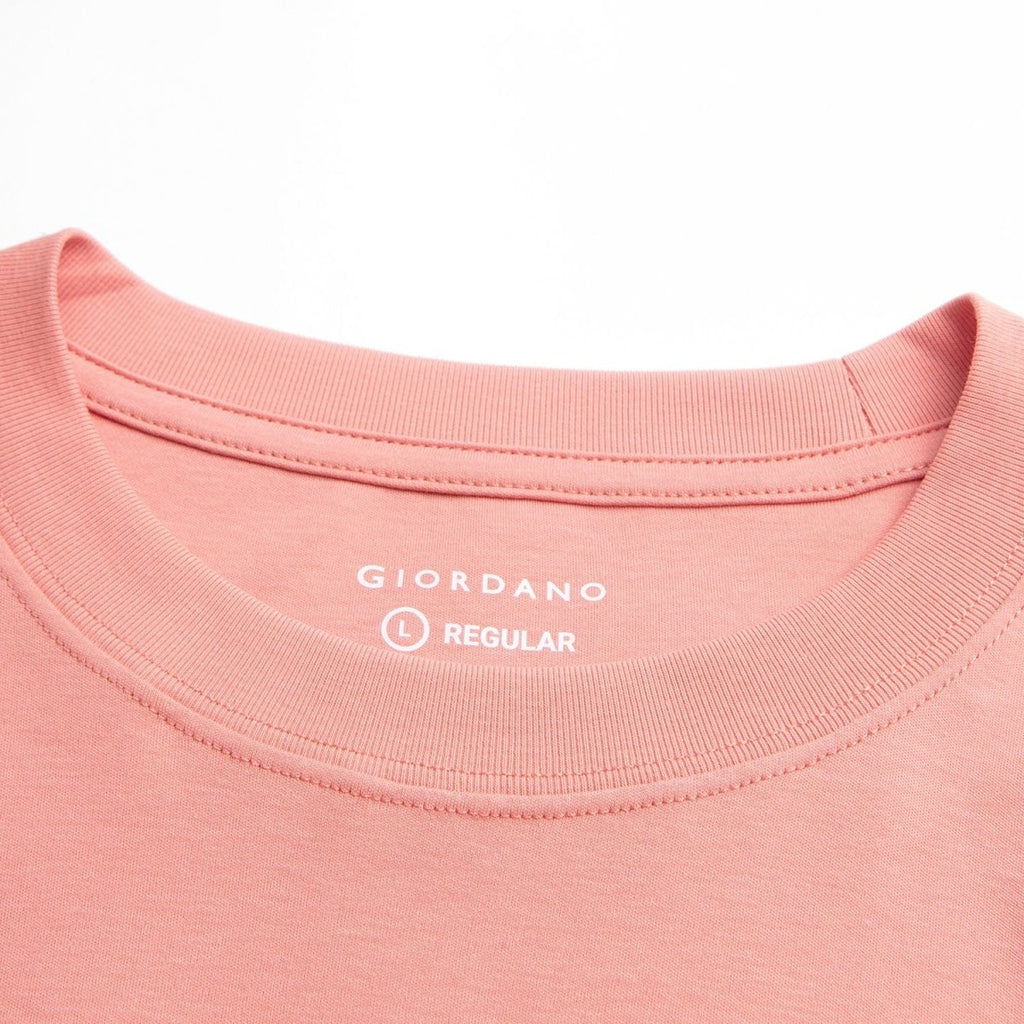 Giordano Men Regular Luxe Touch Cotton Crew Tee - Premium Tee