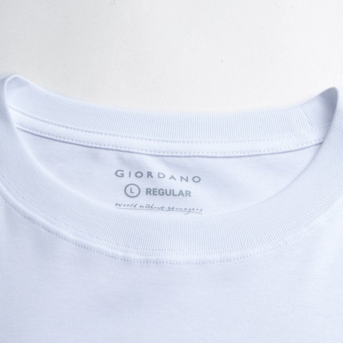 Giordano Men Regular Luxe Touch Cotton Crew Tee - Premium Tee