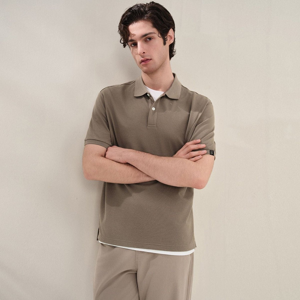 Giordano Men Regular Lyocell Cotton Blend Polo - first_variant_option_2 Premium Polo for Giordano
