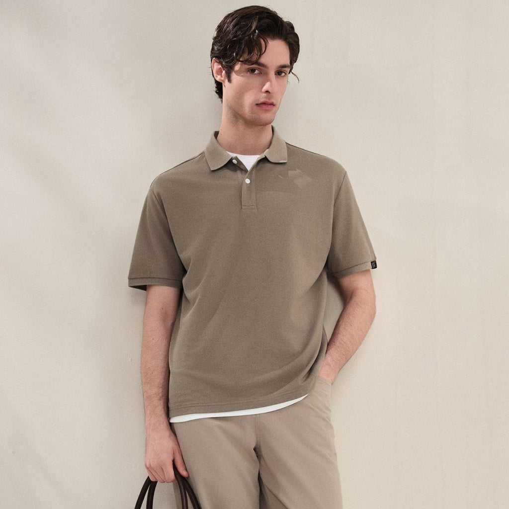Giordano Men Regular Lyocell Cotton Blend Polo - first_variant_option_2 Premium Polo for Giordano