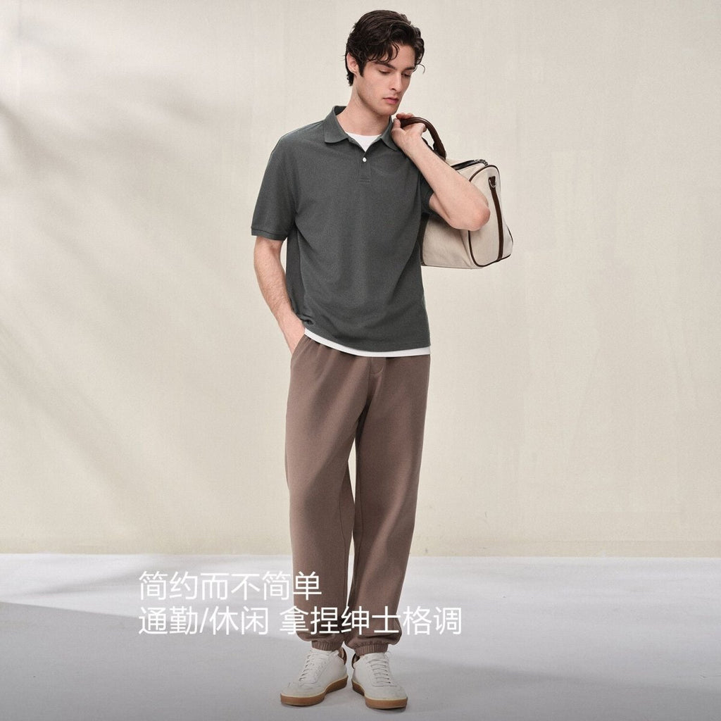 Giordano Men Regular Lyocell Cotton Blend Polo - first_variant_option_2 Premium Polo for Giordano