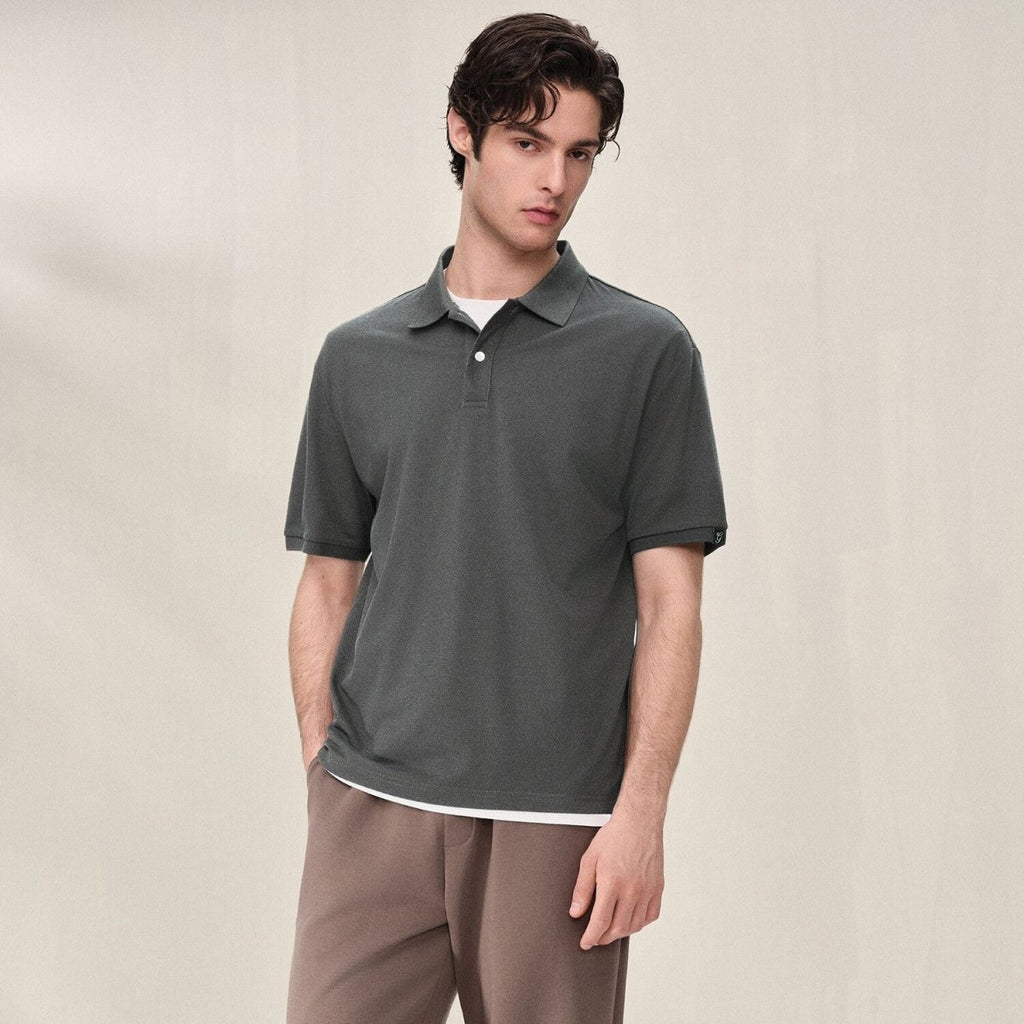 Giordano Men Regular Lyocell Cotton Blend Polo - first_variant_option_2 Premium Polo for Giordano
