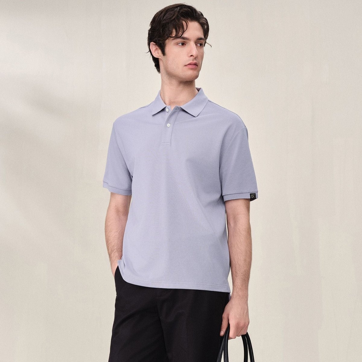 Giordano Men Regular Lyocell Cotton Blend Polo - first_variant_option_2 Premium Polo for Giordano