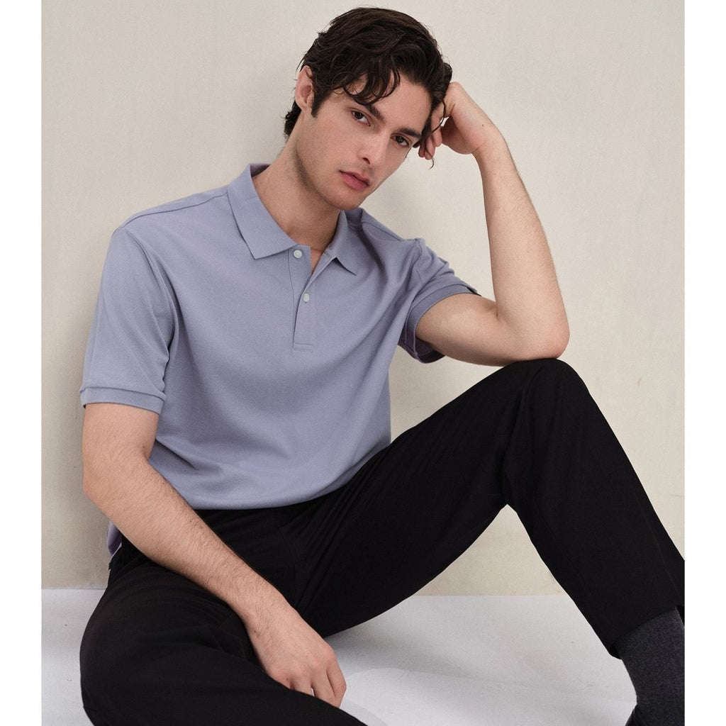 Giordano Men Regular Lyocell Cotton Blend Polo - first_variant_option_2 Premium Polo for Giordano