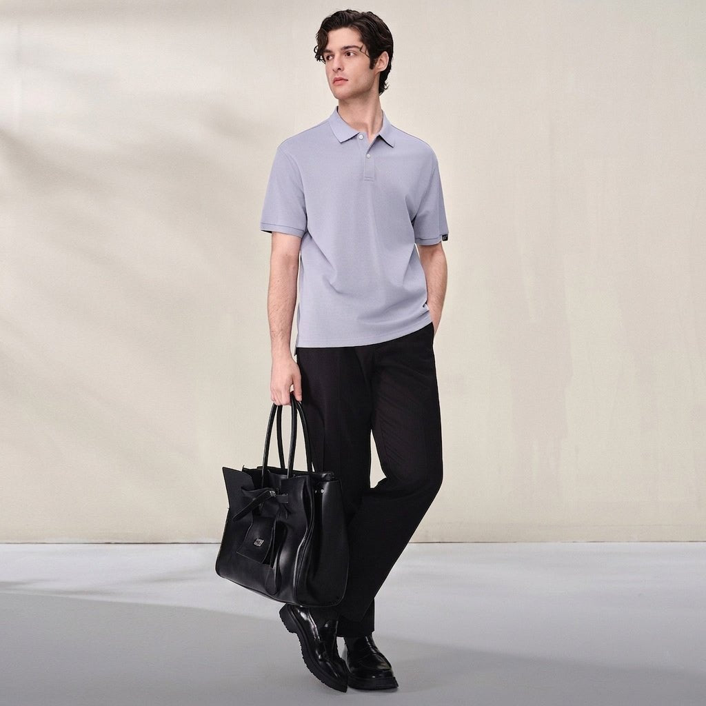 Giordano Men Regular Lyocell Cotton Blend Polo - first_variant_option_2 Premium Polo for Giordano