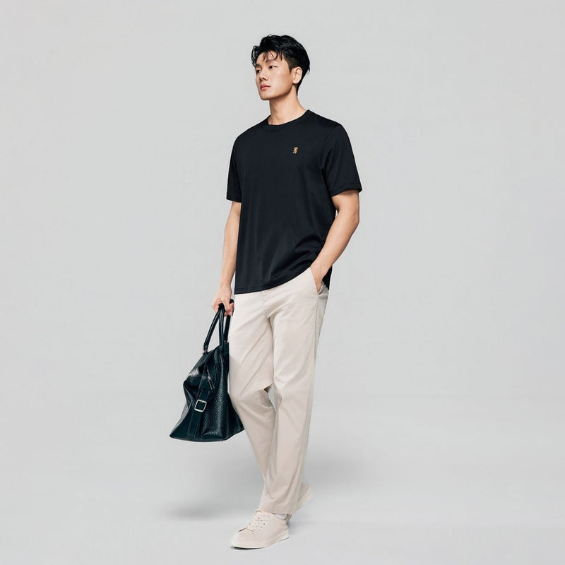 Giordano Men Regular Mercerized Cotton Crew Tee - Premium Tee