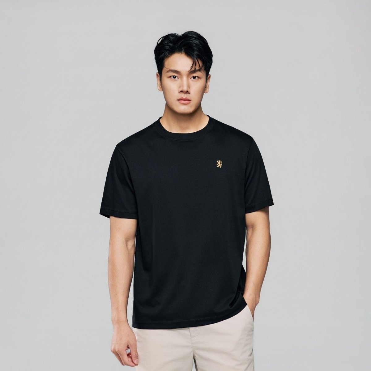 Giordano Men Regular Mercerized Cotton Crew Tee - Premium Tee