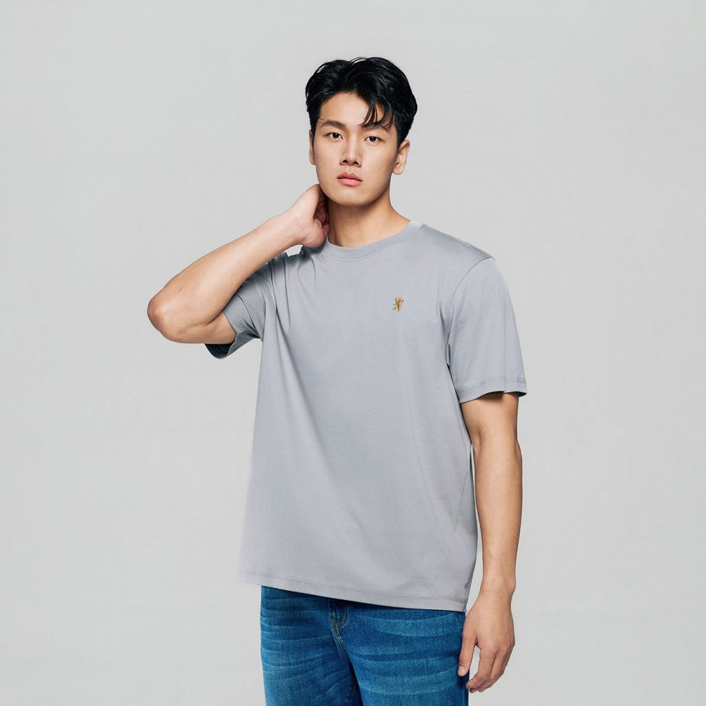 Giordano Men Regular Mercerized Cotton Crew Tee - Premium Tee