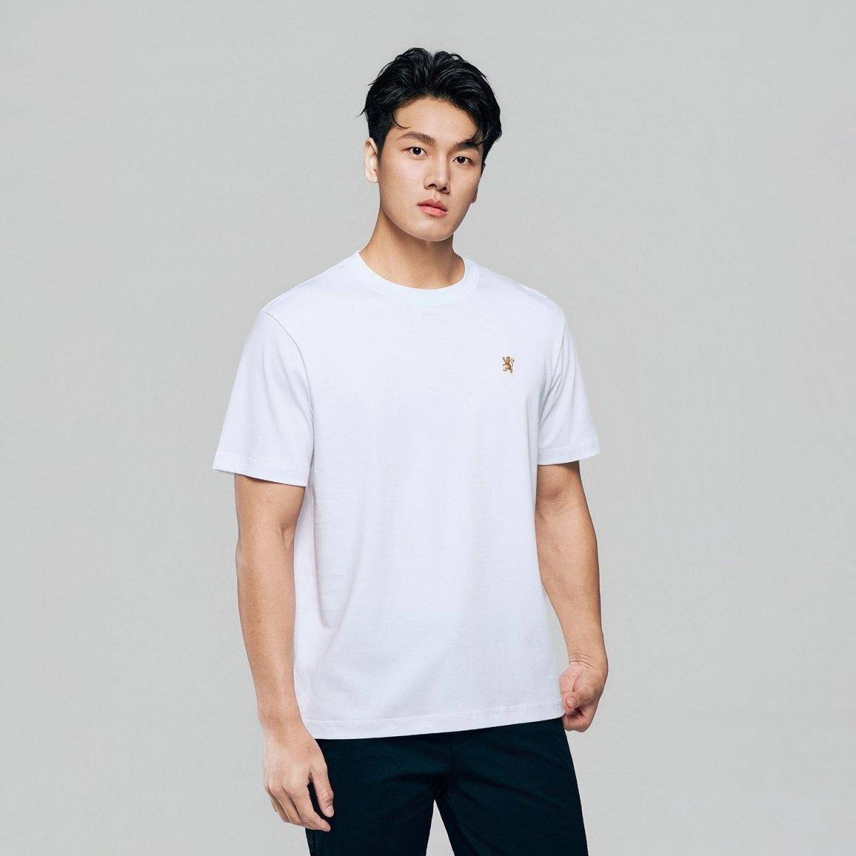Giordano Men Regular Mercerized Cotton Crew Tee - Premium Tee
