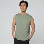 Giordano Men Regular Mercerized Cotton Tank Vest - Premium Tee