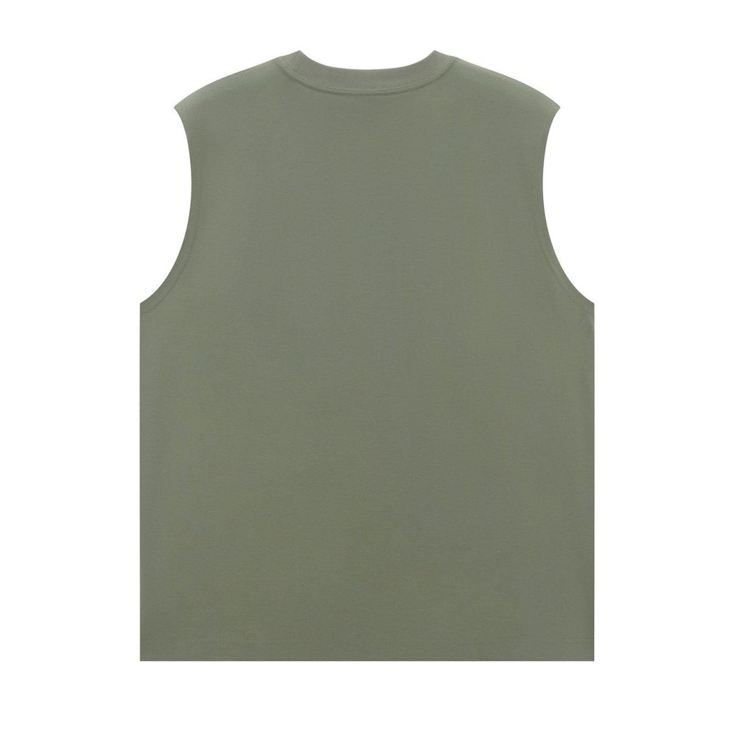 Giordano Men Regular Mercerized Cotton Tank Vest - Premium Tee