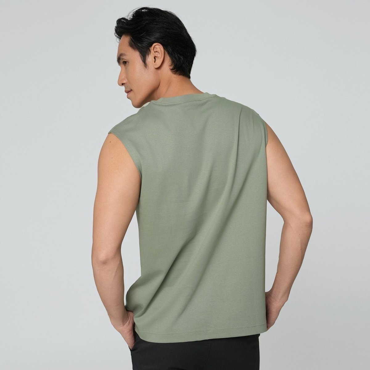 Giordano Men Regular Mercerized Cotton Tank Vest - Premium Tee