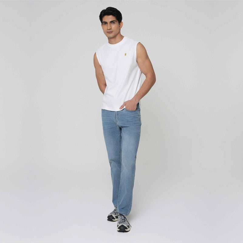 Giordano Men Regular Mercerized Cotton Tank Vest - Premium Tee