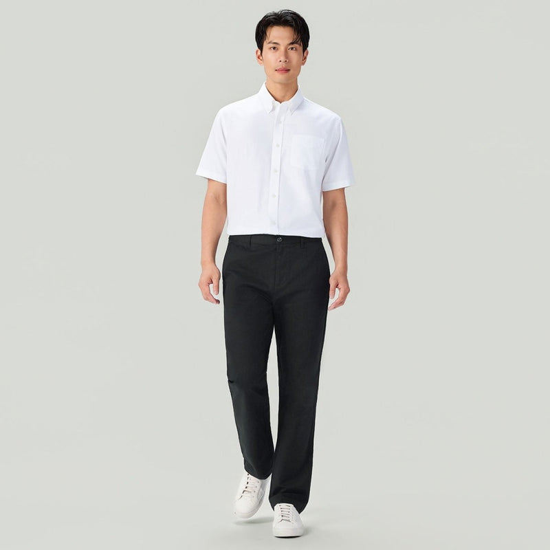 Giordano Men Regular Taper Stretch Twill Khakis - Premium Pants