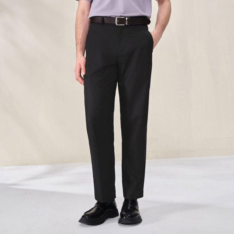 Giordano Men Regular Tencel Cotton Khaki Pants - first_variant_option_2 Premium Pants for Giordano