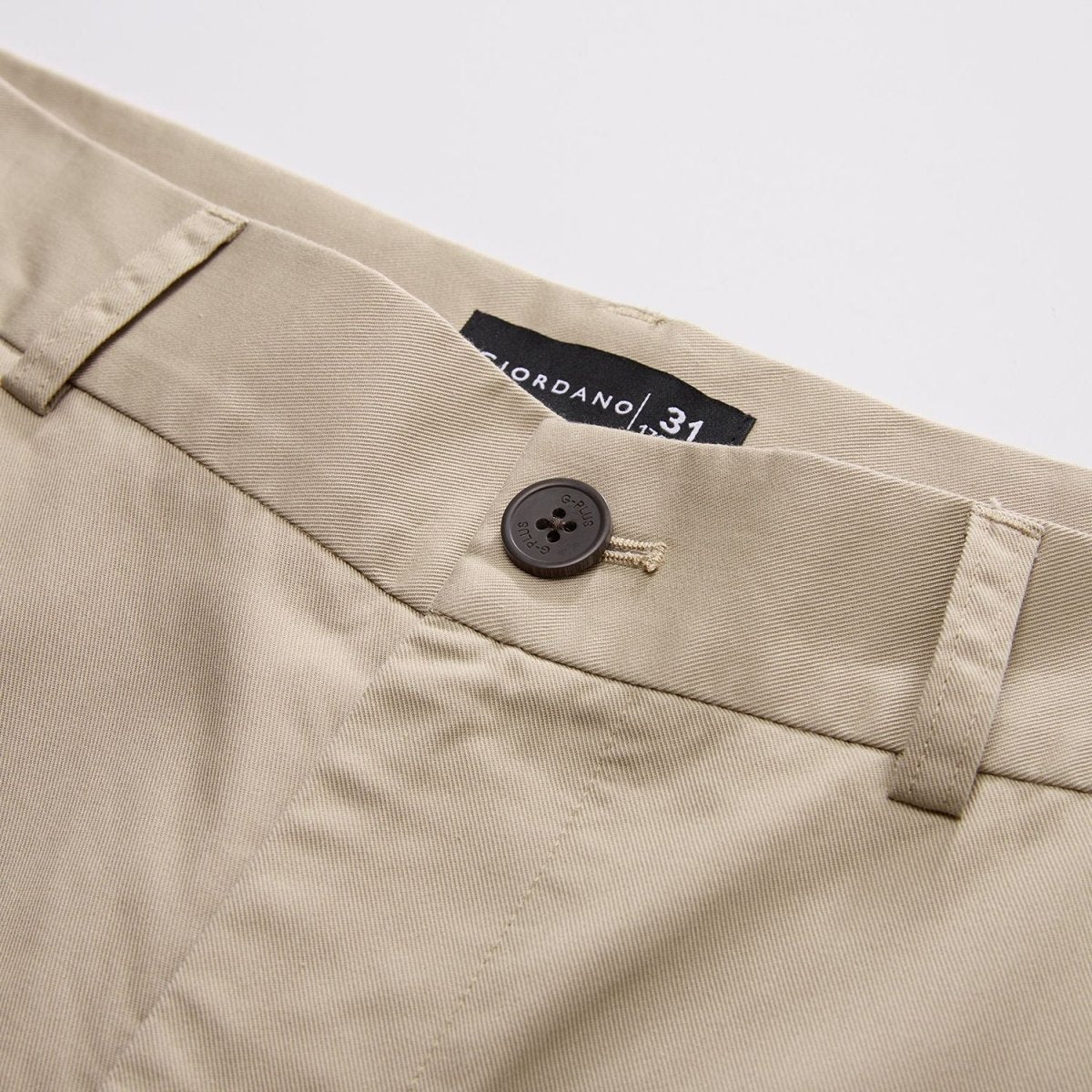 Giordano Men Regular Tencel Cotton Khaki Pants - first_variant_option_2 Premium Pants for Giordano