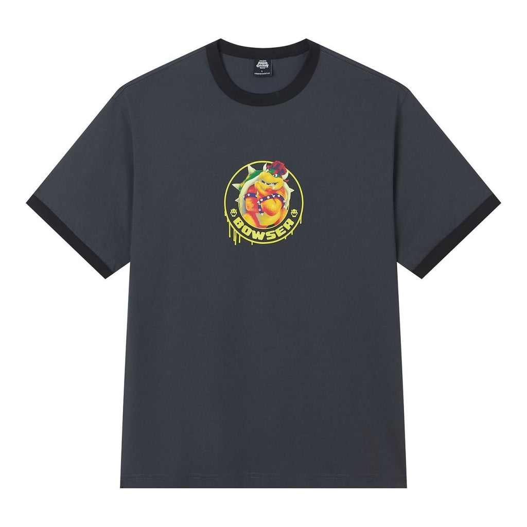 Giordano Men Relaxed Bowser Printed Cotton Tee - Premium Print Tee