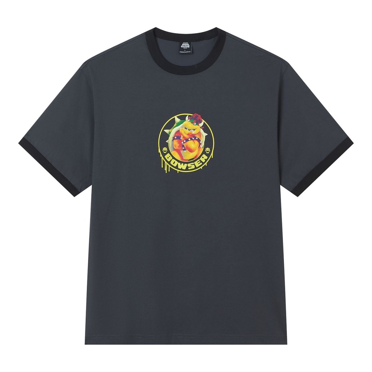 Giordano Men Relaxed Bowser Printed Cotton Tee - Premium Print Tee