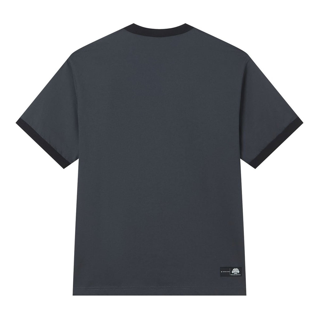 Giordano Men Relaxed Bowser Printed Cotton Tee - Premium Print Tee