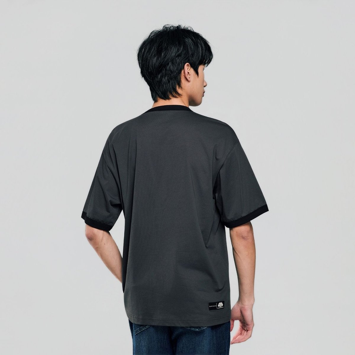 Giordano Men Relaxed Bowser Printed Cotton Tee - Premium Print Tee