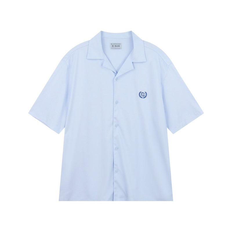 Giordano Men Relaxed Cotton Interlock Button Shirt - first_variant_option_2 Premium Shirts for Giordano