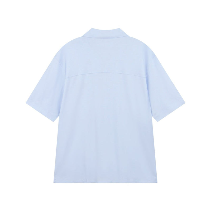 Giordano Men Relaxed Cotton Interlock Button Shirt - first_variant_option_2 Premium Shirts for Giordano