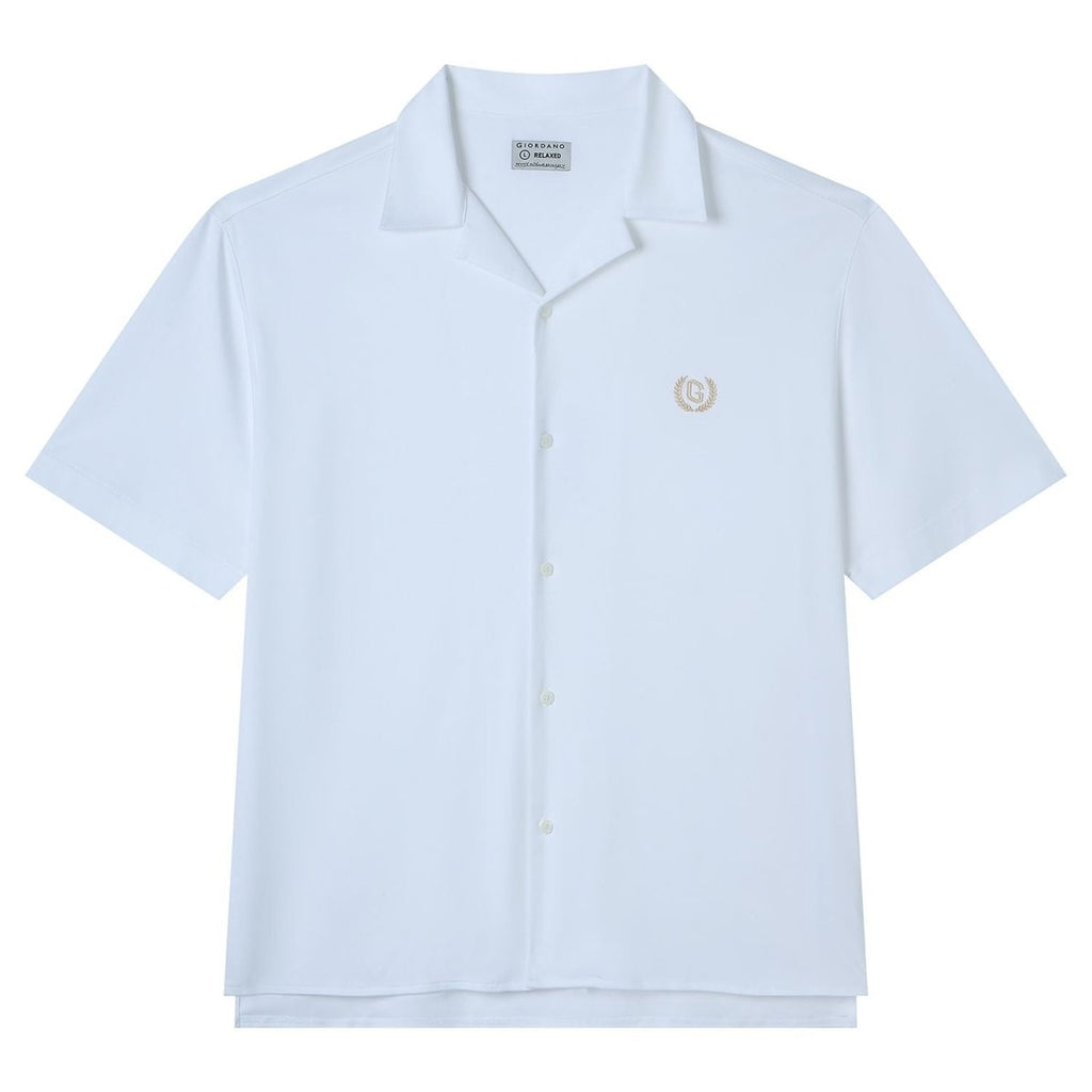 Giordano Men Relaxed Cotton Interlock Button Shirt - first_variant_option_2 Premium Shirts for Giordano