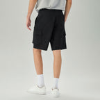 Giordano Men Relaxed Cotton Poplin Bermuda Shorts - Premium Shorts