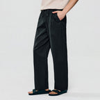 Giordano Men Relaxed Linen Cotton Straight Khakis - Premium Pants