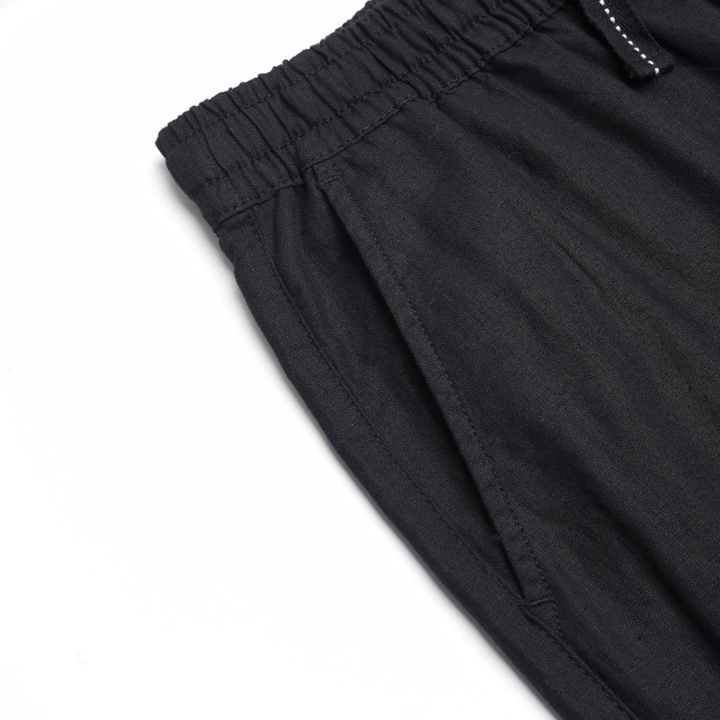 Giordano Men Relaxed Linen Cotton Straight Khakis - Premium Pants