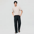Giordano Men Relaxed Linen Cotton Straight Khakis - Premium Pants