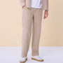 Giordano Men Relaxed Linen Cotton Straight Khakis - Premium Pants