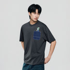 Giordano Men Relaxed Luigi Pocket Printed Tee - Premium Print Tee