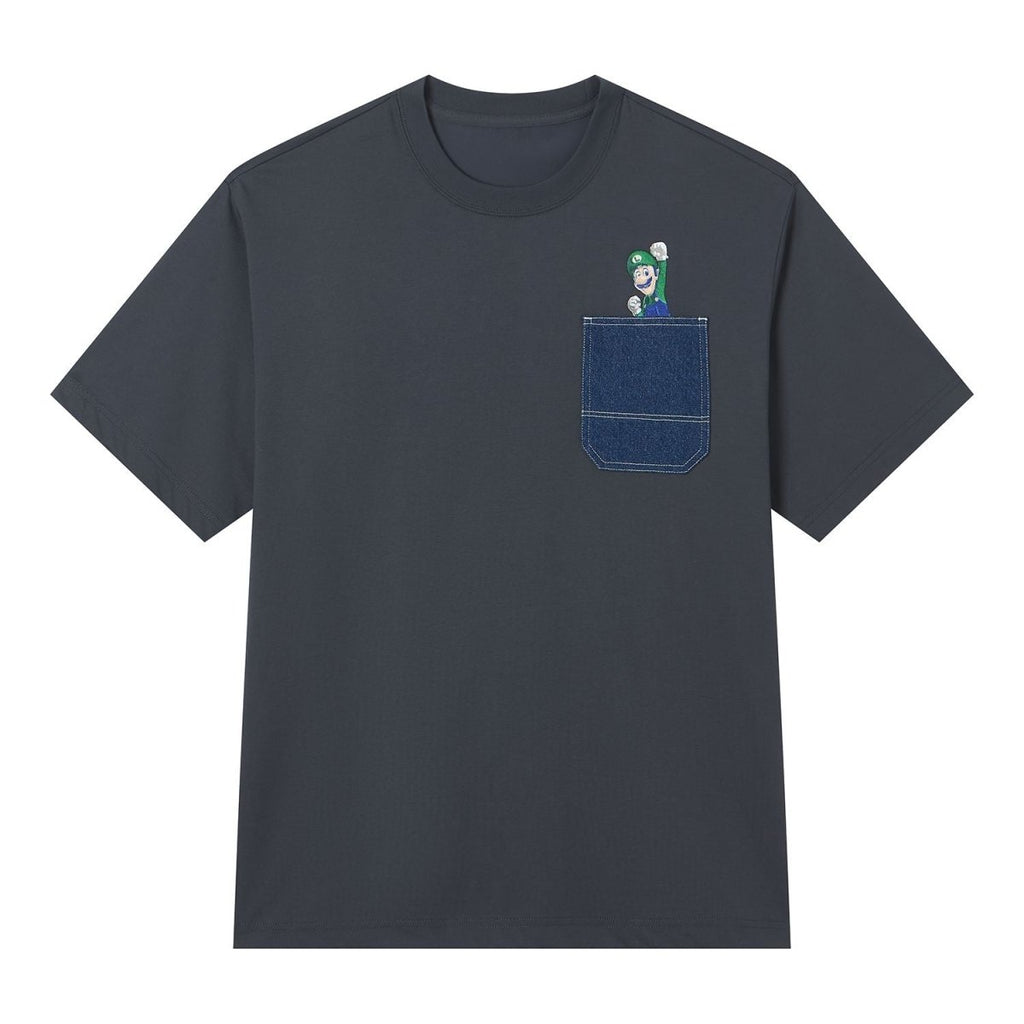 Giordano Men Relaxed Luigi Pocket Printed Tee - Premium Print Tee