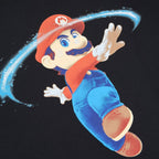 Giordano Men Relaxed Mario Back Graphic Cotton Tee - Premium Print Tee