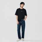 Giordano Men Relaxed Mario Back Graphic Cotton Tee - Premium Print Tee