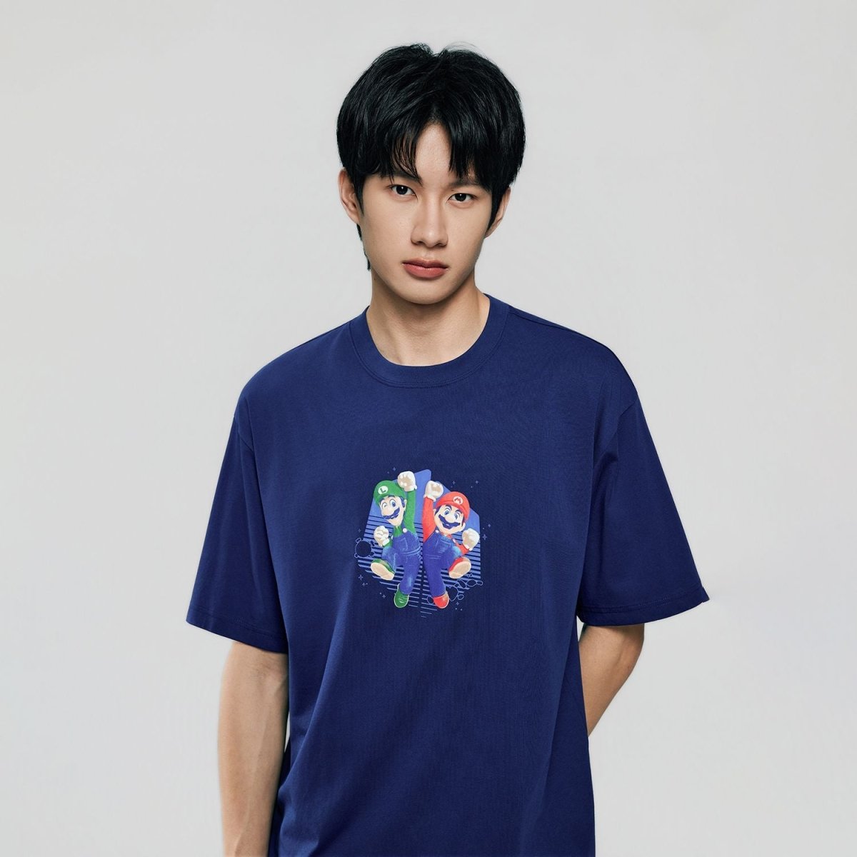 Giordano Men Relaxed Mario Bros Printed Tee - Premium Print Tee