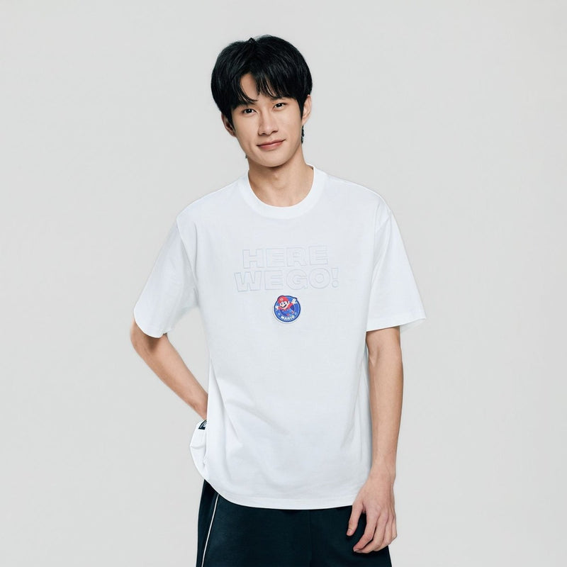 Giordano Men Relaxed Mario Printed Cotton Tee - first_variant_option_2 Premium Print Tee for Giordano