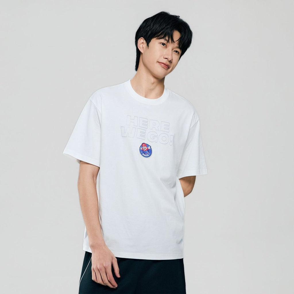 Giordano Men Relaxed Mario Printed Cotton Tee - Premium Print Tee