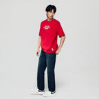 Giordano Men Relaxed Mario Quote Printed Tee - first_variant_option_2 Premium Print Tee for Giordano
