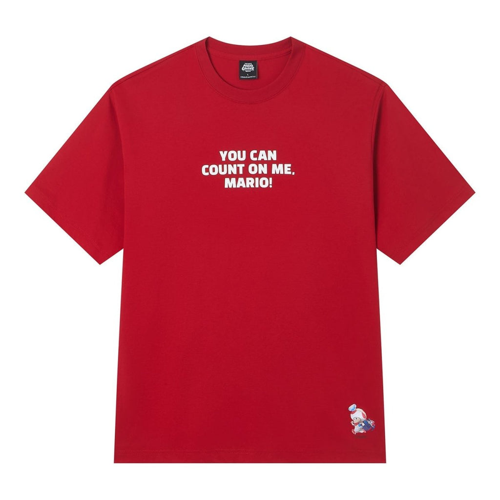 Giordano Men Relaxed Mario Quote Printed Tee - first_variant_option_2 Premium Print Tee for Giordano