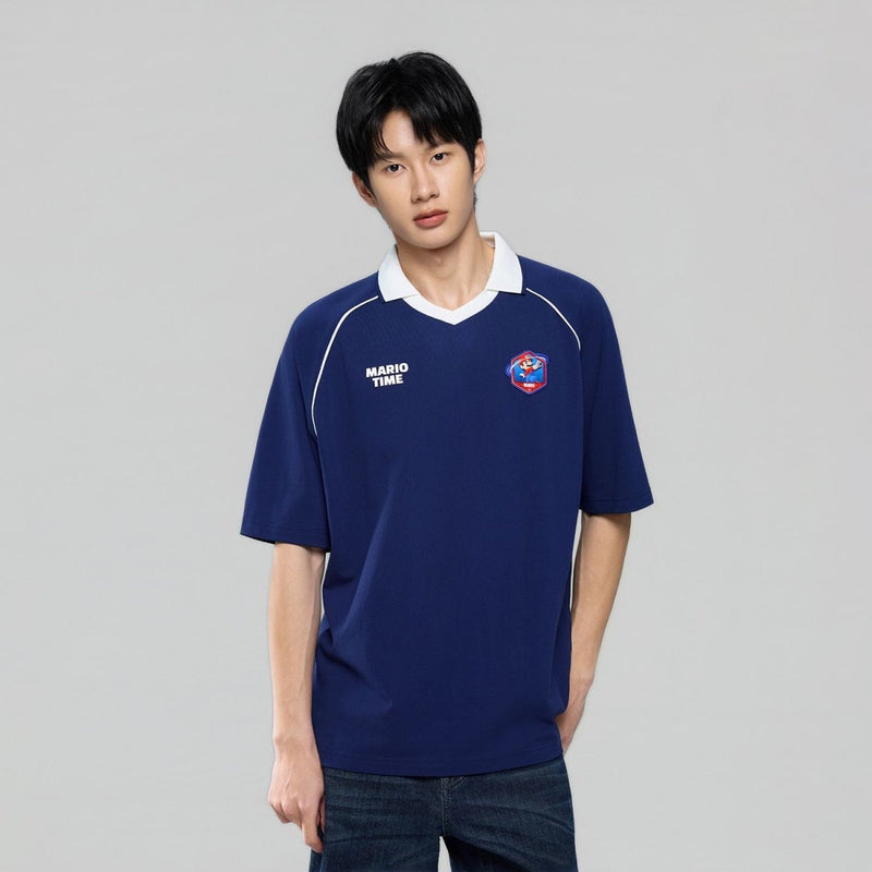 Giordano Men Relaxed Mario Raglan Cotton Polo - first_variant_option_2 Premium Polo for Giordano