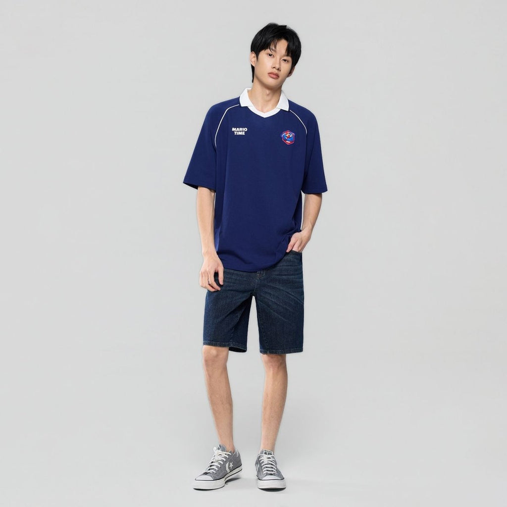 Giordano Men Relaxed Mario Raglan Cotton Polo - Premium Polo