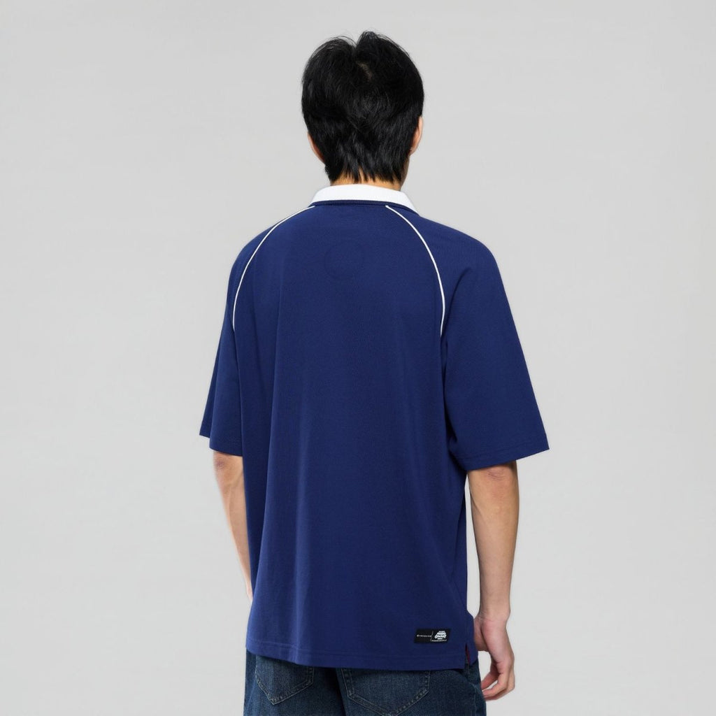 Giordano Men Relaxed Mario Raglan Cotton Polo - Premium Polo